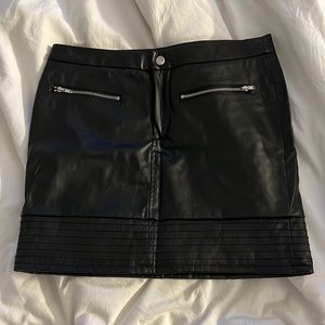 Victorias Secret leather mini skirt